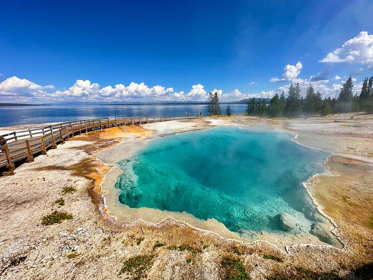 West Thumb und Yellowstone Lake