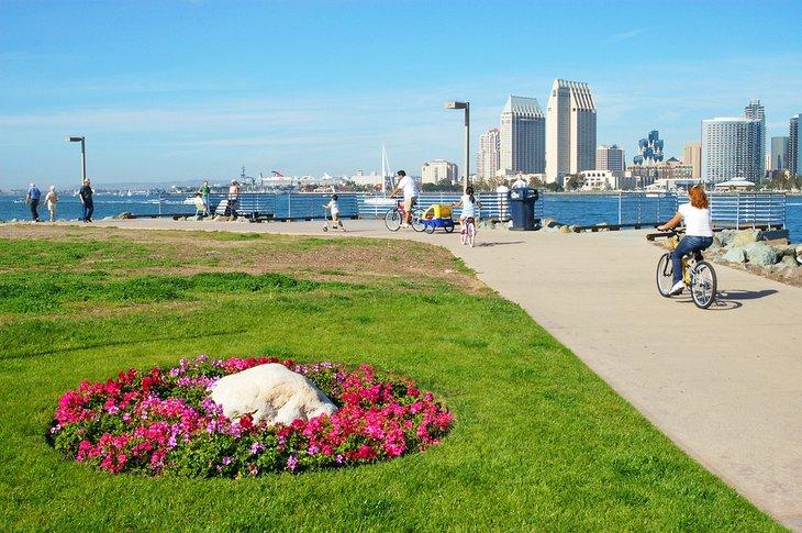 Ciclismo en el puerto de San Diego