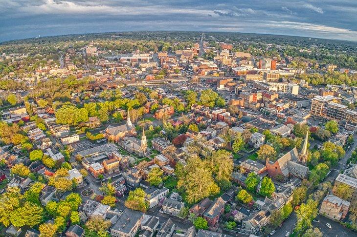 Vista aérea de Schenectady