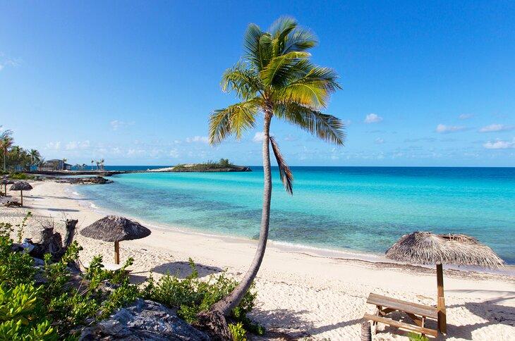 Playa Rainbow en la isla Eleuthera