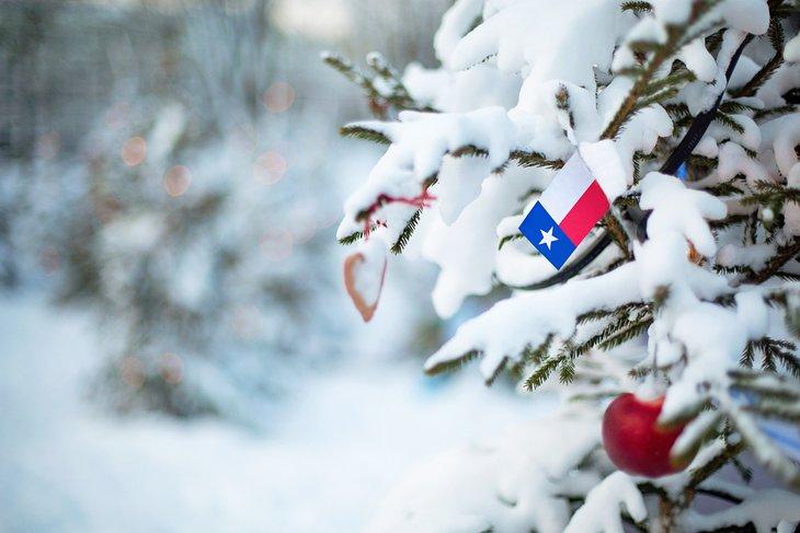 Nieve en Texas