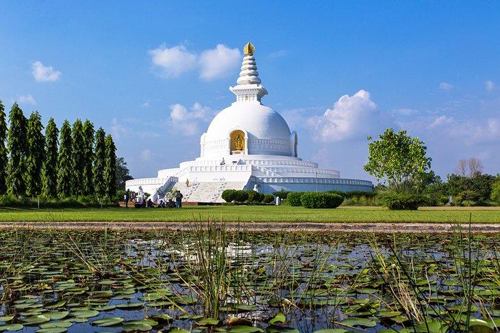 Pagoda de la Paz Mundial en Lumbini