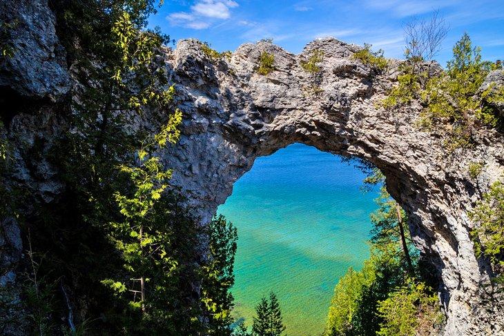 Arch Rock auf Mackinac Island