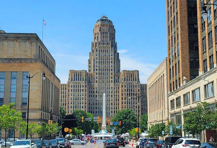 Ayuntamiento en el centro de Buffalo