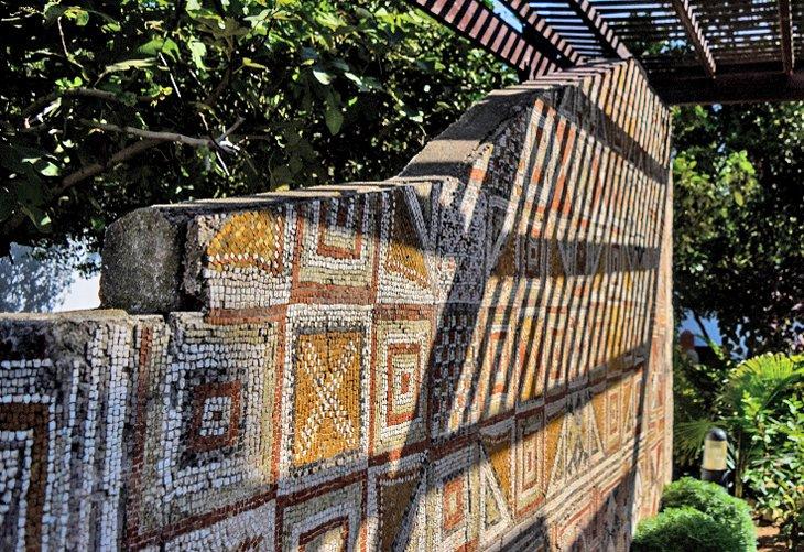 Mosaico romano antiguo en el Museo Arqueológico de Tetouan