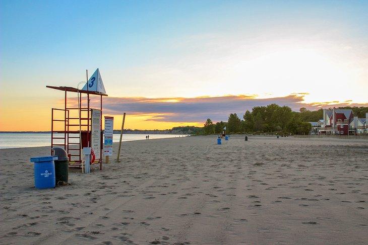 Coucher de soleil à Port Dover