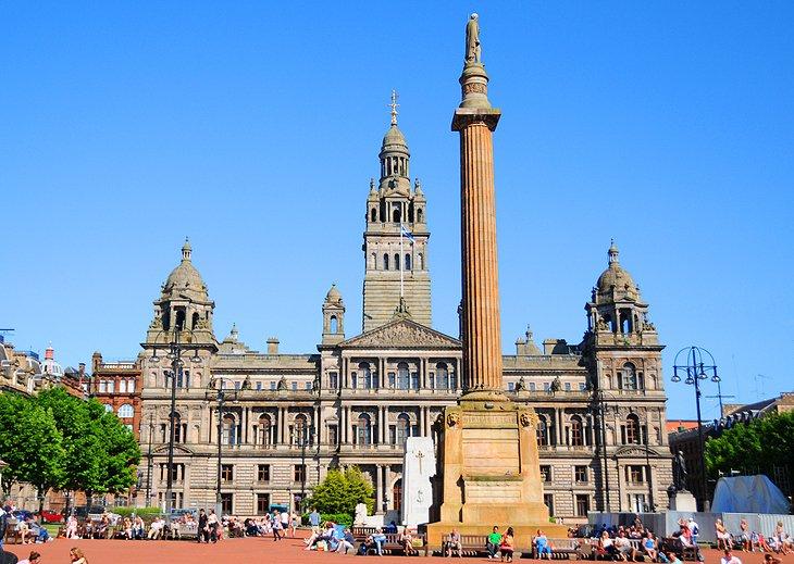 George Square y el Distrito Comercial