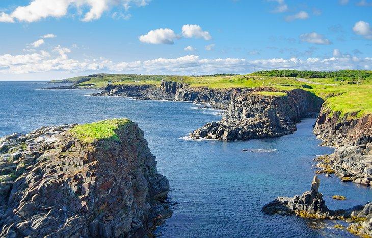 Côte de Cape Bonavista à Terre-Neuve