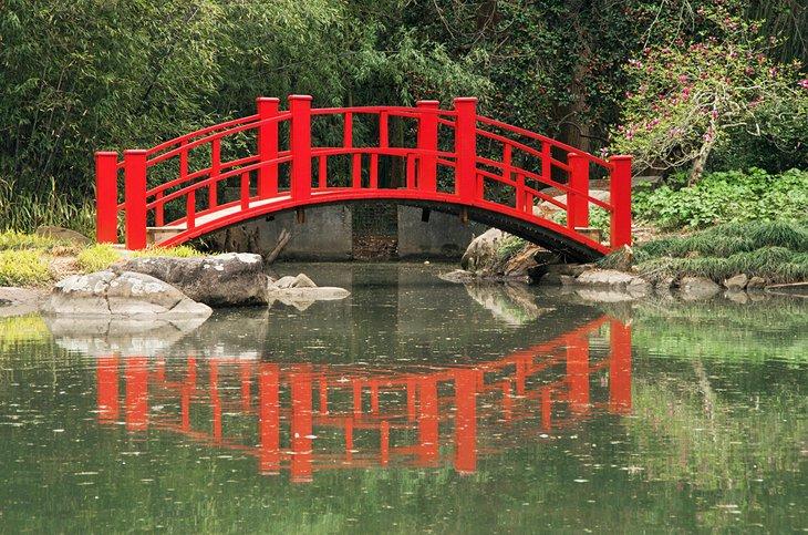 Japanische Gärten in den Birmingham Botanical Gardens