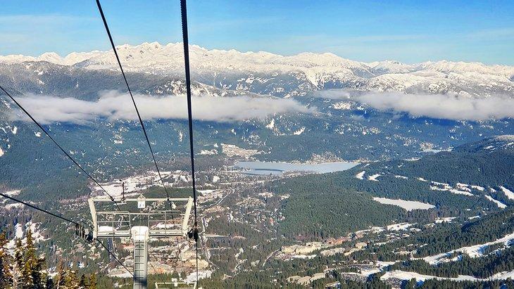 Vue sur Whistler