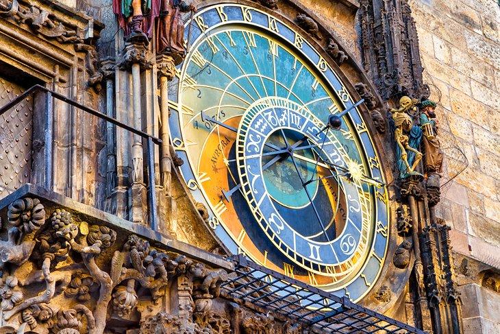 El Reloj Astronómico en la Plaza del Casco Antiguo
