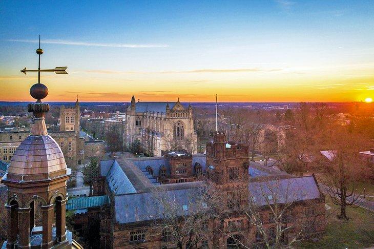 Lever de soleil à Princeton, New Jersey