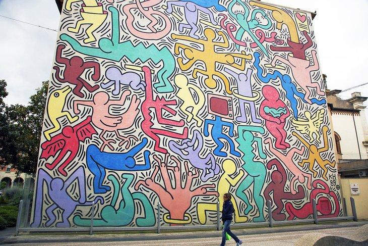 Murale Tuttomondo von Keith Haring