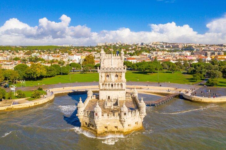 Der Belém-Turm im Fluss Tejo, Lissabon