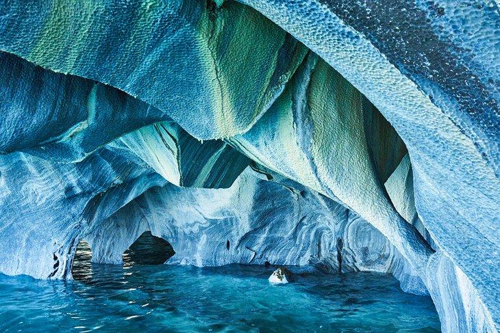 Les grottes de marbre de Patagonie
