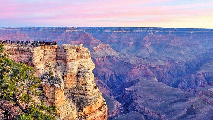 Atardecer en Mather Point, Gran Cañón