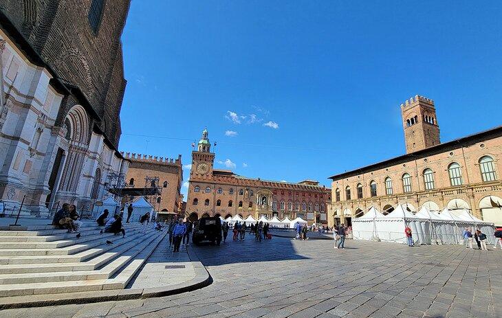 Piazza Maggiore im Herbst
