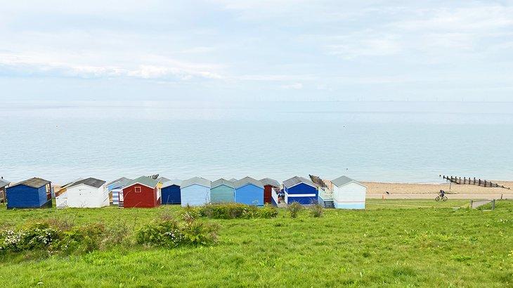 Strandhütten am Tankerton Strand