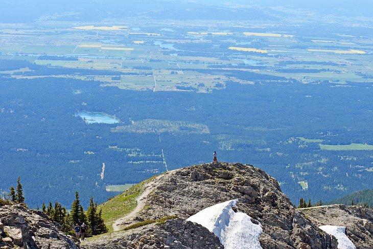 Kalispell, visto desde el Área de Senderismo Jewel Basin