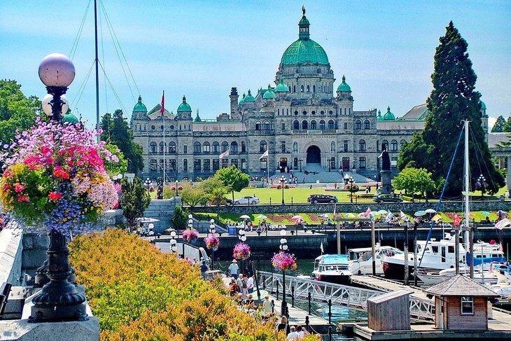 Edificios del Parlamento en Victoria, Columbia Británica