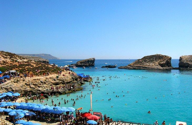 Laguna Azul, Isla de Comino
