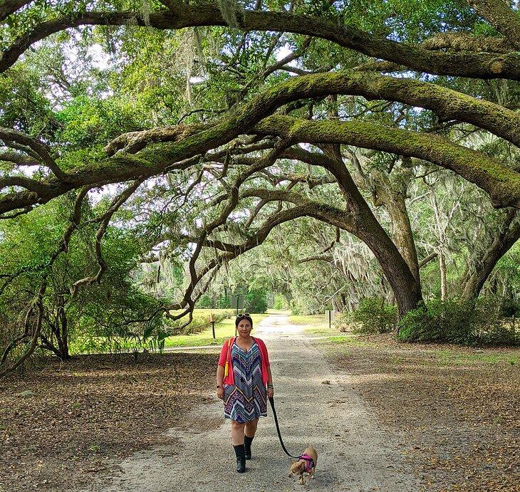 Autorin Becca Blond in Boone Hall | Foto Copyright: Becca Blond