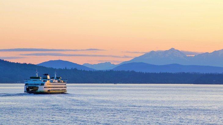 Fähre über den Puget Sound