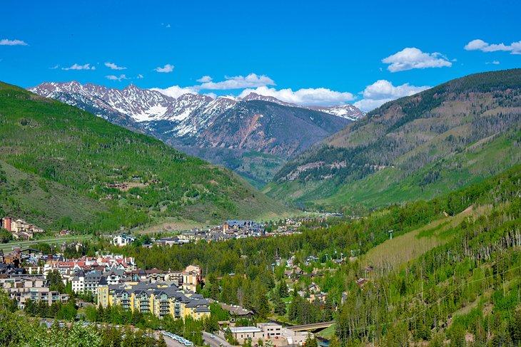 Vista de Vail en verano