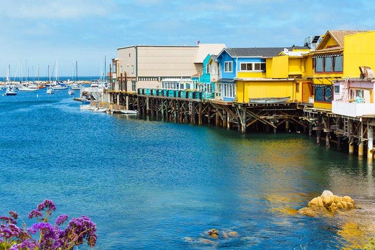 Antiguo muelle de pescadores en Monterey, CA