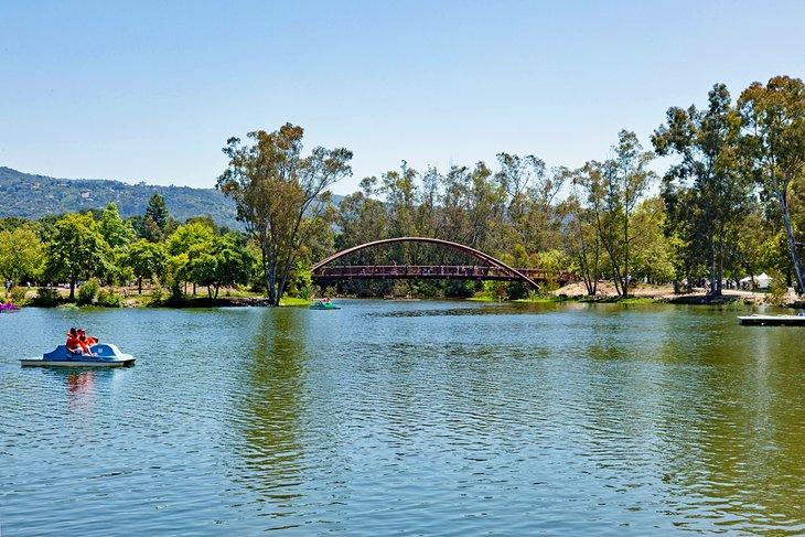 Parque Vasona en Los Gatos, California
