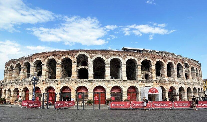 Vista exterior de la Arena di Verona (Anfiteatro Romano)