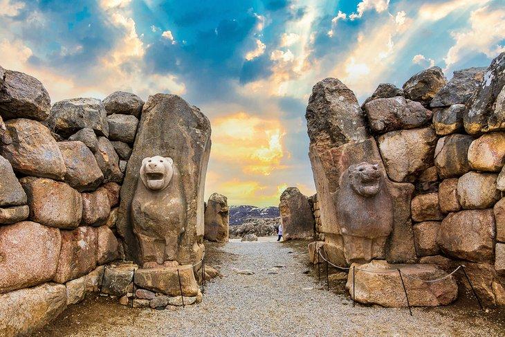 La Puerta del León en Hattuşa