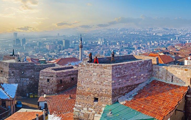 Vista de Ankara desde el barrio de la ciudadela
