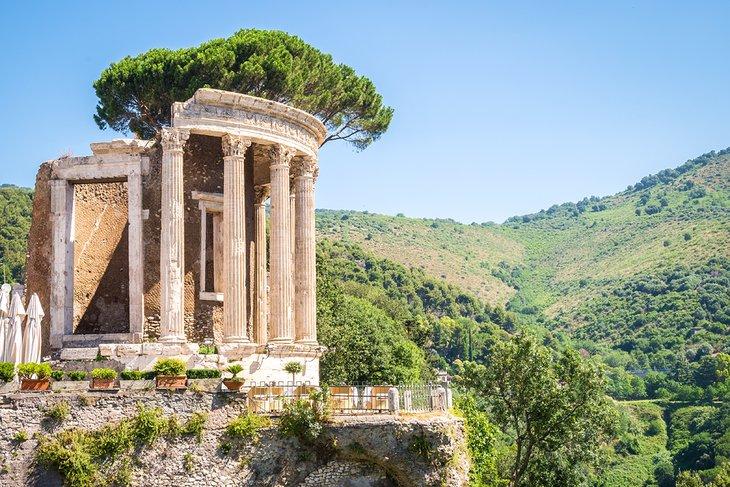 Villa Gregoriana à Tivoli, Italie