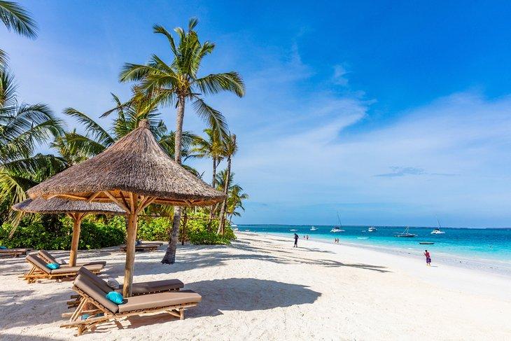 Plage de Kendwa sur Unguja