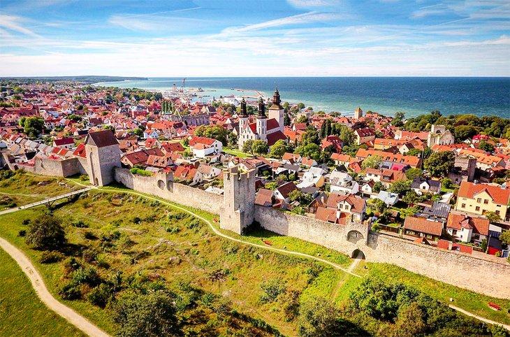 Vista de la histórica Visby