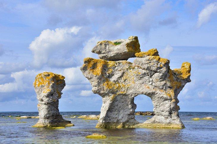 Torres Marinas de Langhammars en la isla de Fårö
