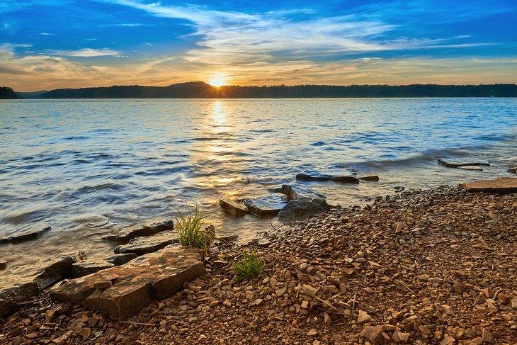 Atardecer en el Lago Kentucky