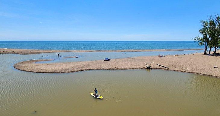 Paddleboarding en Playa Rouge