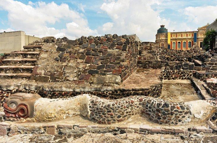 Templo Mayor y la Gran Pirámide de Tenochtitlán