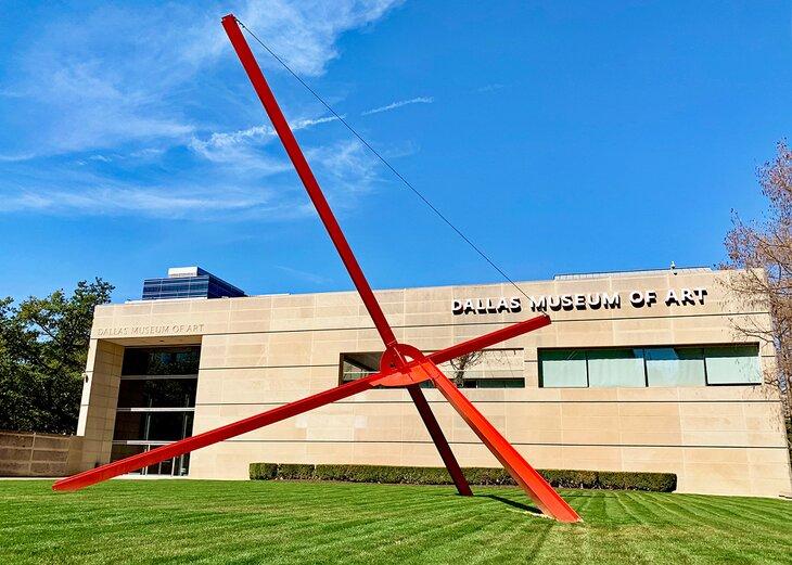 Museo de Arte de Dallas en el centro de Dallas