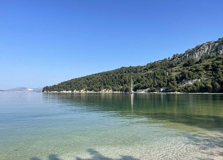 Schwimmgebiet am Kasjuni Strand