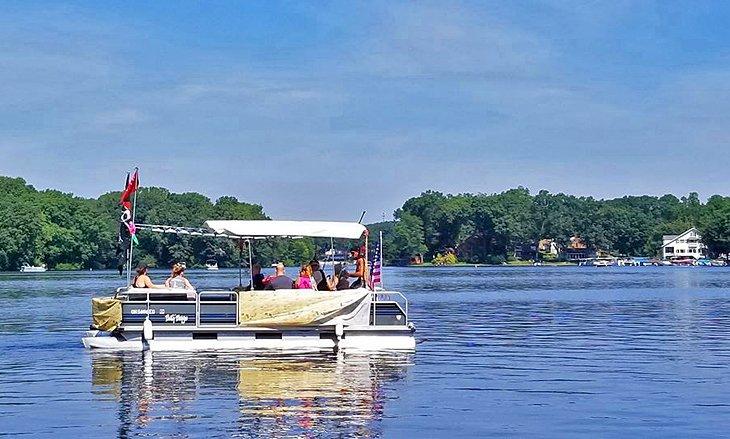 Hausboat en Portage Lakes