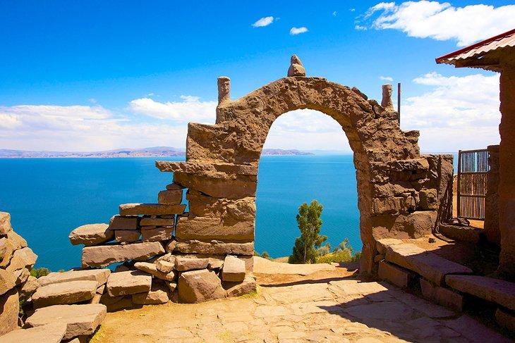 Tequile-Insel auf dem Titicaca-See