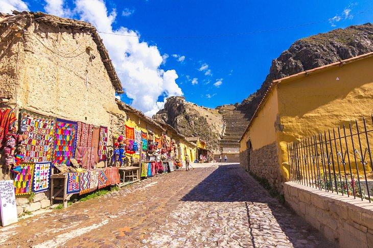 Straße in Ollantaytambo