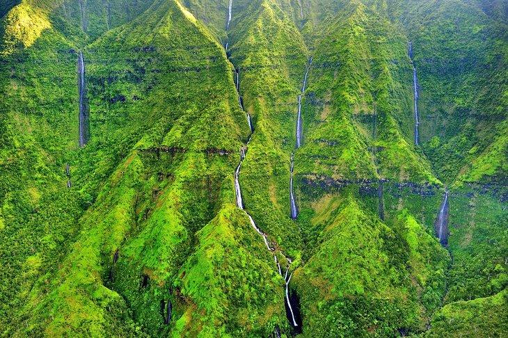 La Pared Llorona en el Monte Waialeale