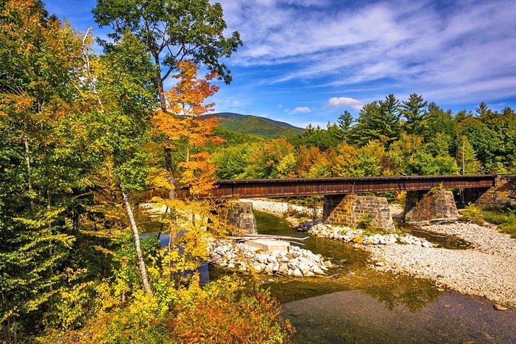 Herbstfarben nahe Bethel, Maine