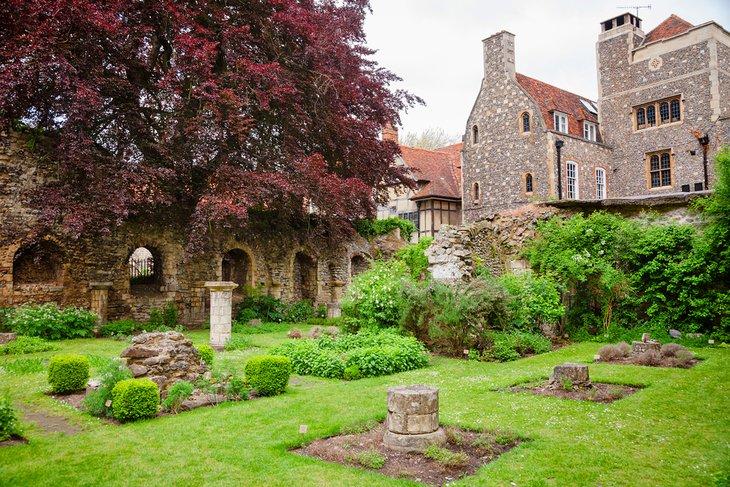 Heilgarten der Kathedrale von Canterbury