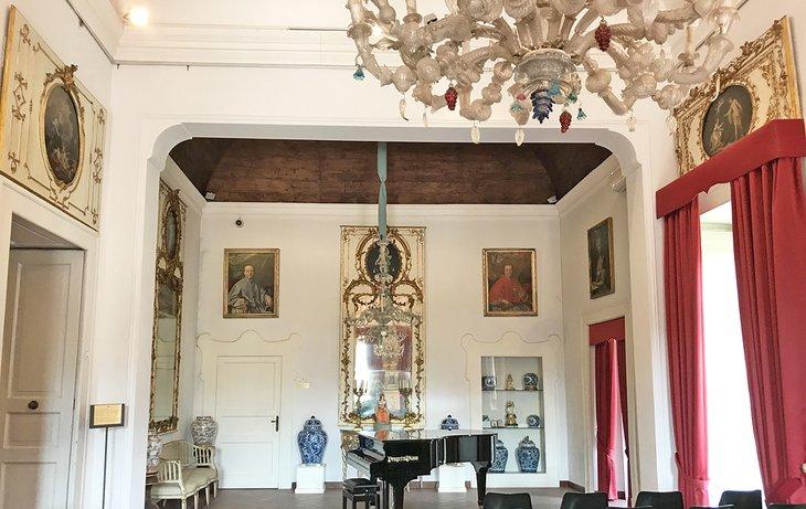 Sala de conciertos en el Museo Correale di Terranova