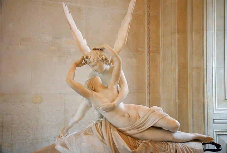 Psyché Ranimée par le Baiser de l'Amour de Antonio Canova (Ala Denon, Sala 403)